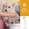 thumbnail image 4 of OULII Pet Hair Dryer Rack Dog Hair Dryer Holder Silver Stainless Steel 1Pack, 4 of 7