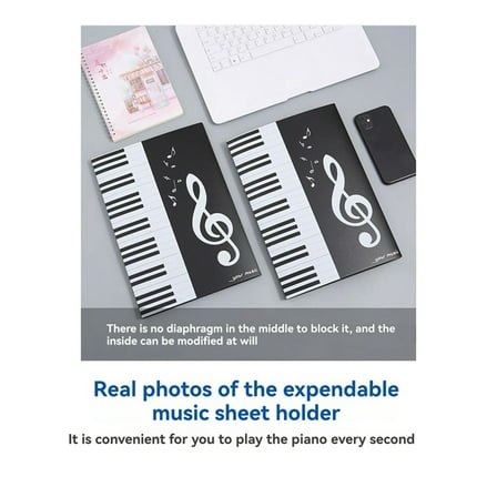 1 * Expand Music Folder(Only the music folder has no A4 paper)-Black