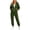 Army Green, variant on Jerdar Womens Matching Sweatsuit Zip Up Hoodie Jogger Pants Oversized Drop Shoulder Side Pockets Casual Workout Lounge Fall Winter Outfits L