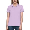 thumbnail image 2 of Rvasteizo Womens Summer Short Sleeve Turndown Collar Blouse Shirt Solid Color Short Sleeve Turndown Collar Casual Top, 2 of 5