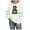White, variant on Ulanda Kids Christmas Shirt Boys Girls Xmas Christmas Shirt Crewneck Toddler Long Sleeve Pullover Outfit Tops (White, 4-5 Years)