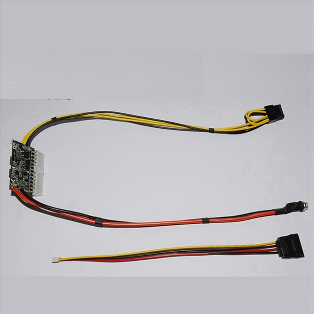 3X Alta Potencia 300W 12V DC5.5X2.5MM Entrada DC-ATX PSU ATX Switch MineríA PSU 24Pin MINI ITX DC ATX Fuente de AlimentacióN para PC