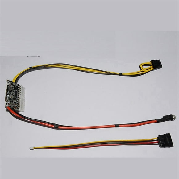 3X Alta Potencia 300W 12V DC5.5X2.5MM Entrada DC-ATX PSU ATX Switch MineríA PSU 24Pin MINI ITX DC ATX Fuente de AlimentacióN para PC