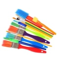 thumbnail image 3 of Durable 15pcs Paint Brush Set for Kids with Bright Assorted Color Handles Easy to Clean and Reuse, 3 of 7
