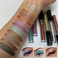 thumbnail image 2 of Sombra de ojos líquida nacarada para mujer, resaltador de ojos brillante, delineador de ojos brillante, sombra de ojos líquida de diamante, maquillaje de ojos impermeable, Belleza qym unisex, 2 of 2
