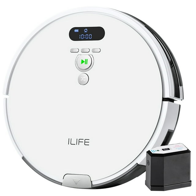 ILIFE V8 Plus Robot Vacuum + Mopping Cleaner | 1000Pa Suction Wet Mopping | 750ml Large Dustbin | Auto Obstacle Avoidance | Restored Like New