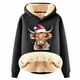 thumbnail image 1 of WILLBEST Sudadera para Mujer, Estilo Vaquero Navideño, con Capucha y Estampado Grueso Grande, 1 of 4
