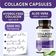 Healblend Collagen Supplement for Women and Men and Healthy Joints, Healthy Skin, Hair and Nails - 120 Capsules