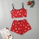 thumbnail image 1 of Pijama fino navideño para mujer, camisola sin mangas, chaleco corto, traje de dos piezas de seda con leche, ropa para el hogar, 1 of 6