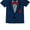 Navy, variant on Printed Ruffled Tuxedo Suit With Red Bow Tie Boys Toddler Infant Kids T-Shirt 12M California Blue