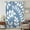 Lake Blue, White, Blue, variant on Teal Green Leaves Sheer Curtains 108" Extra Long for Living Room, Farmhouse Botanical Branch Vintage Boho Leaf Light Filtering Privacy Drapes, Semi Sheer Window Treatment for Floor to Ceiling Window