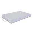 thumbnail image 4 of Home Trends White Metal Rectangle Tray ,1 Piece, 4 of 6