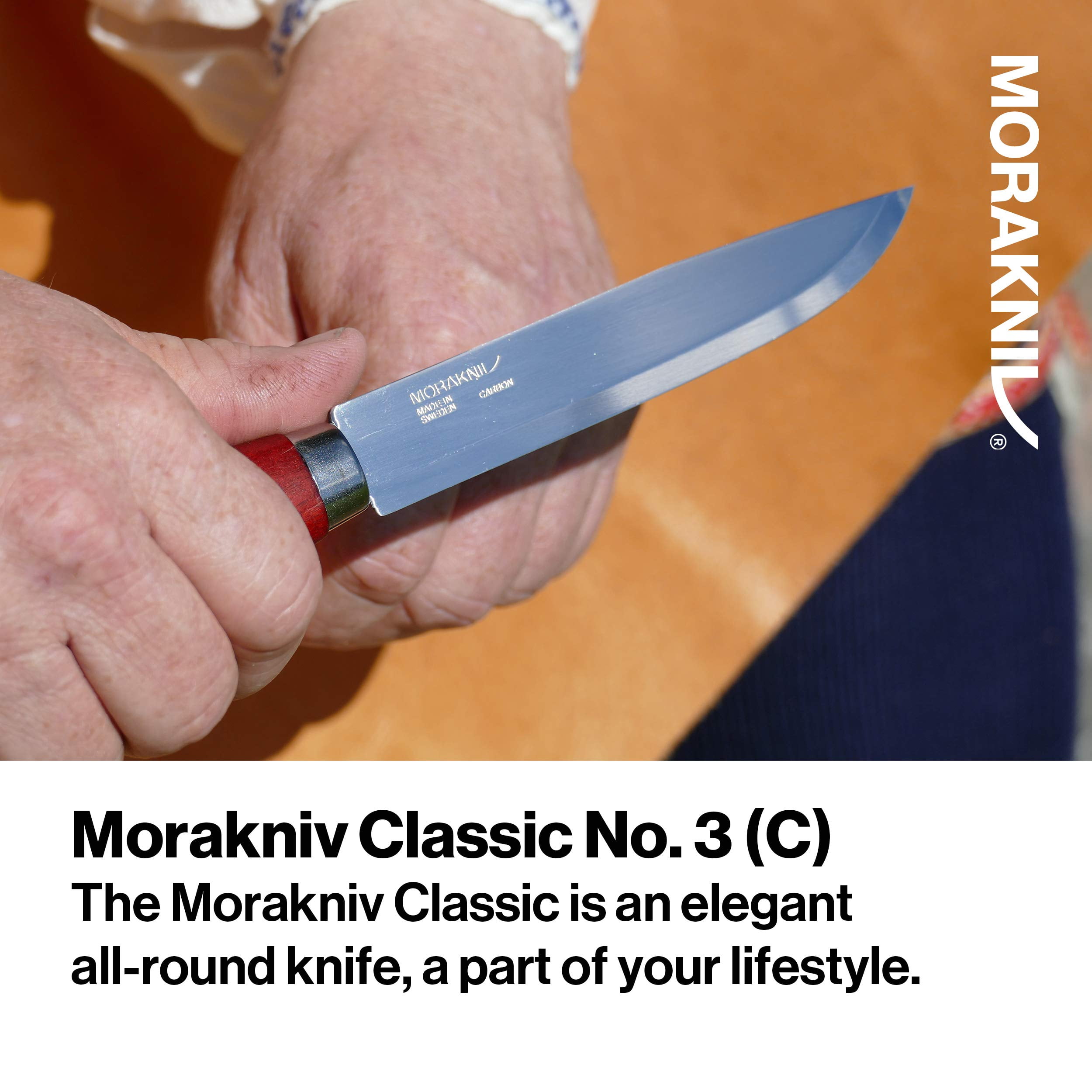 Morakniv Morakniv Knives Classic No. 3 Fixed Blade Red Birch 5.35in Clip Point FS13605
