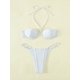 thumbnail image 2 of Conjunto de Bikini con cordones para mujer, traje de baño Sexy con cordón, ropa de playa de leopardo, 2 piezas, 2 of 5