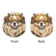thumbnail image 7 of 89Bloom Tibetan Spaniel Stained Glass Hologram Ornament, Dog Stained Glass Suncatcher Ornaments Home Decor, Dog Holographic Ornaments, 7 of 7