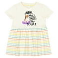 thumbnail image 3 of Inktastic A Girl Who Loves Her Beagle Girls Baby Dress, 3 of 5