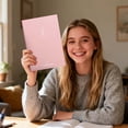 thumbnail image 4 of Pink Pastel Lined Notebook 7.28 x 10.16 Inches, Floral Softcover Writing Journal, Single Bulk Stationery Notebook for Office Notes, Travel Journaling & Daily Task Planning, 4 of 7