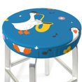 thumbnail image 3 of Naloa Cartoon Goose Round Bar Stool Cushion Cover 12-14 inch, Fits Kitchen, Office, Restaurant Chairs - 13 inch, 3 of 7