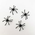 thumbnail image 4 of Monebena 200PCS Halloween Realistic Plastic Spiders Black Small Spider Toys Fake Spiders Prank Props for Halloween Home and Party Decorations (Black) M01, 4 of 6