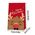 thumbnail image 2 of Junepar Set of 12 Christmas Gift Bags - Flat Bottom Paper Bags with Xmas Tree ,Santa Claus, Elk Prints Design - 5x3x9 inch Holiday Candy Goody Paper Bags, 2 of 4