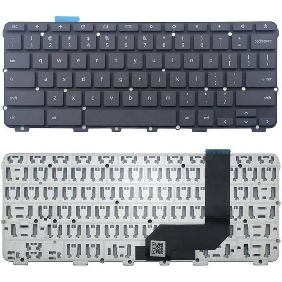 New US Black English Laptop Keyboard (Without palmrest) Replacement for HP Chromebook 11 G5 EE P/N:917442-001 NSK-XE0SQ