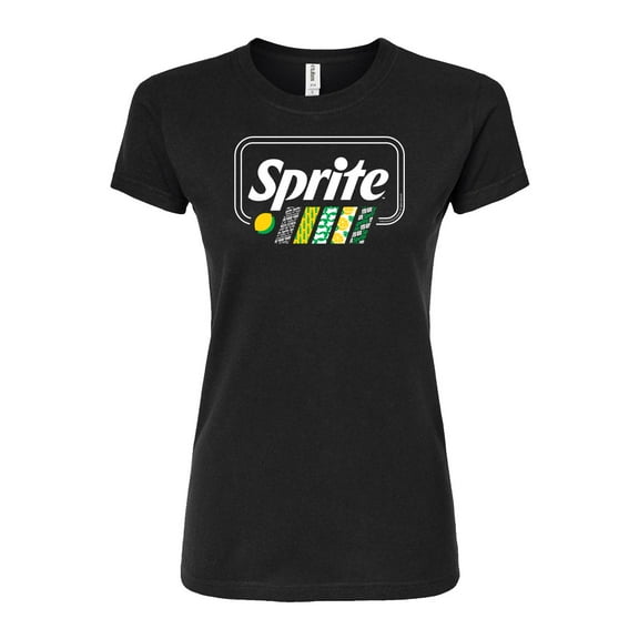 Sprite - Pattern Stripes - Juniors Fitted Graphic T-Shirt