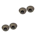 thumbnail image 3 of Guardoinrt 2Pcs 60mm Desk Table Grommet Cable Port Wire Hole Cover Efficient Cable Management Bronze 2Set, 3 of 6