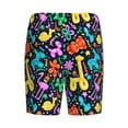 thumbnail image 2 of Lsque Colorful Air Balloons1 Mens Sleep Pajama Shorts,Short Pajama Pants, Cotton Ultra-Soft Knit-XX-Large, 2 of 9