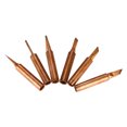 thumbnail image 3 of Iron 6pcs Soldadura de Cobre Puntas de Reemplazo de la Soldadoura de Soldadoura de Plomo para la Estacióna de Soldadoura Senura Soldadoura para la Estaciód de Reparación de la Estación, 3 of 6