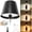 Black A, variant on Wireless Bottle Table Lamp Touch Control of 3 Colors and Stepless Dimming Night Lamp For Bar Wine Bottles Decor Desk Lights