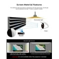 thumbnail image 3 of S PRO Electric Tension Floor Screen With UST ALR(Ultra Short Throw Ambient Light Rejecting)Material 【Only Suitable For UST Laser Projector And Settle On Table/Floor】, 3 of 6