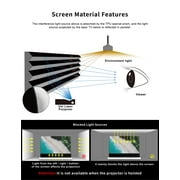 S PRO Electric Tension Floor Screen With UST ALR(Ultra Short Throw Ambient Light Rejecting)Material 【Only Suitable For UST Laser Projector And Settle On Table/Floor】