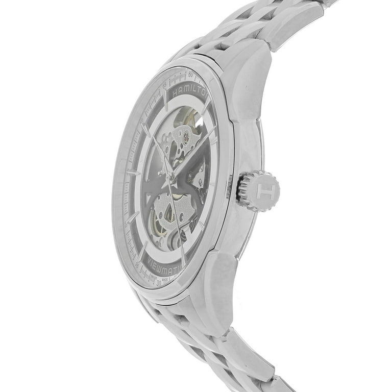 Jazzmaster Viewmatic Grey Skeleton Dial Mens Watch H42555151