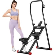 Stair Stepper for Home Gym Exercise, Compact Folding Cardio Exercise Climber for Full-Body Workout, Vertical Climber Machine, Extended Step Range Design