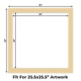 thumbnail image 2 of Beige Picture Frame Mat for 30x30 Frames - Fits 26x26 Photos - 50 Mats, 2 of 7