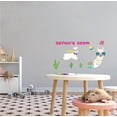 thumbnail image 2 of LLAMA - Home Art Personalized Name Lettering Art Décor Sticker Alpacas & Cactuses Design Vinyl Wall Decal - Kids Bedroom Llama Animals Multicolored Accessories Adhesive Wall Decoration 30" x 15", 2 of 3