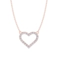 thumbnail image 2 of Fiji - Heart Shape Diamond Pendant Necklace ( 0.20ct ), 2 of 3