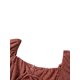 thumbnail image 5 of VISgogo Vestido de verano para mujer, vestido corto de corte bajo liso con lunares jacquard de manga corta, trajes de dobladillo con volantes de cintura alta para mujer VISgogo  moda, 5 of 9