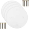 thumbnail image 2 of Electrical Outlet Cover Plates Ceiling Hole Covers Round Conceal Electrical Boxes Home 4Pcs, 2 of 2
