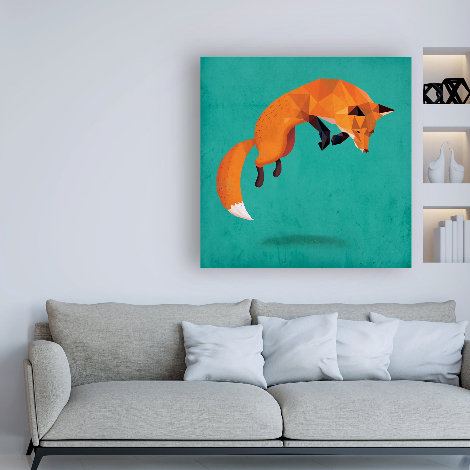 Trademark Fine Art 'Transition Fox' Canvas Art by Michael Buxto
