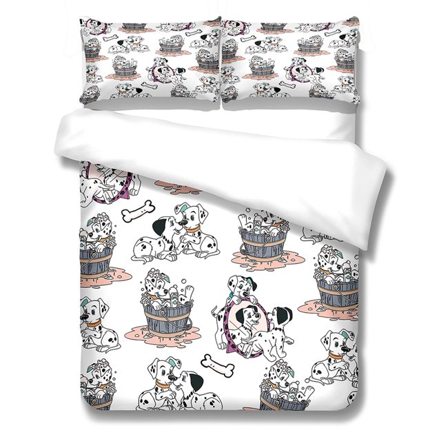 Conjunto de tapa de edredón Tema de perro Cubiertas de edredón Pillow Shams Suministros para dormir Suministros de cama para primavera verano otoño invierno l tipo1 3 piezas Inevent OD003290-12