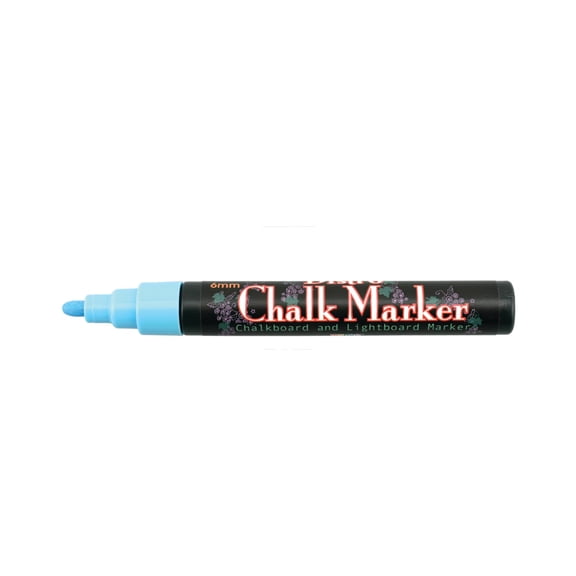 Uchida Bistro Chalk Marker, Broad, Fluorescent Blue