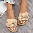 thumbnail image 2 of Kcodviy Women Flat Beach Slippers S Sandals for Women Slip on Slippers Flat Wide Sandals for Women Open Toe Summer Casual Womens Tan Sandals Beach Slippers, 2 of 8