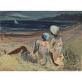 thumbnail image 3 of Victor Laredo 18x14 Black Modern Framed Museum Art Print Titled - On the Beach (1935 - 1943), 3 of 5