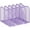 5 Section Purple, variant on Mesh Desktop File Sorter Organizer, 5-Section Bookshelf for Desk Home Office, Purple