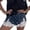 Blue, variant on Uobin Women Satin Silk Lace Shorts Polka Dot Shorts Low Rise Micro Mini Short Y2k Going Out Pettipants Bottoms