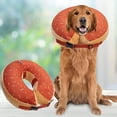 thumbnail image 1 of Dog Inflatable Collar Washable Cute Donut Design Protective Recovery Collar For Dog Adjustable Pet Recovery Cone After Surgery, 1 of 4