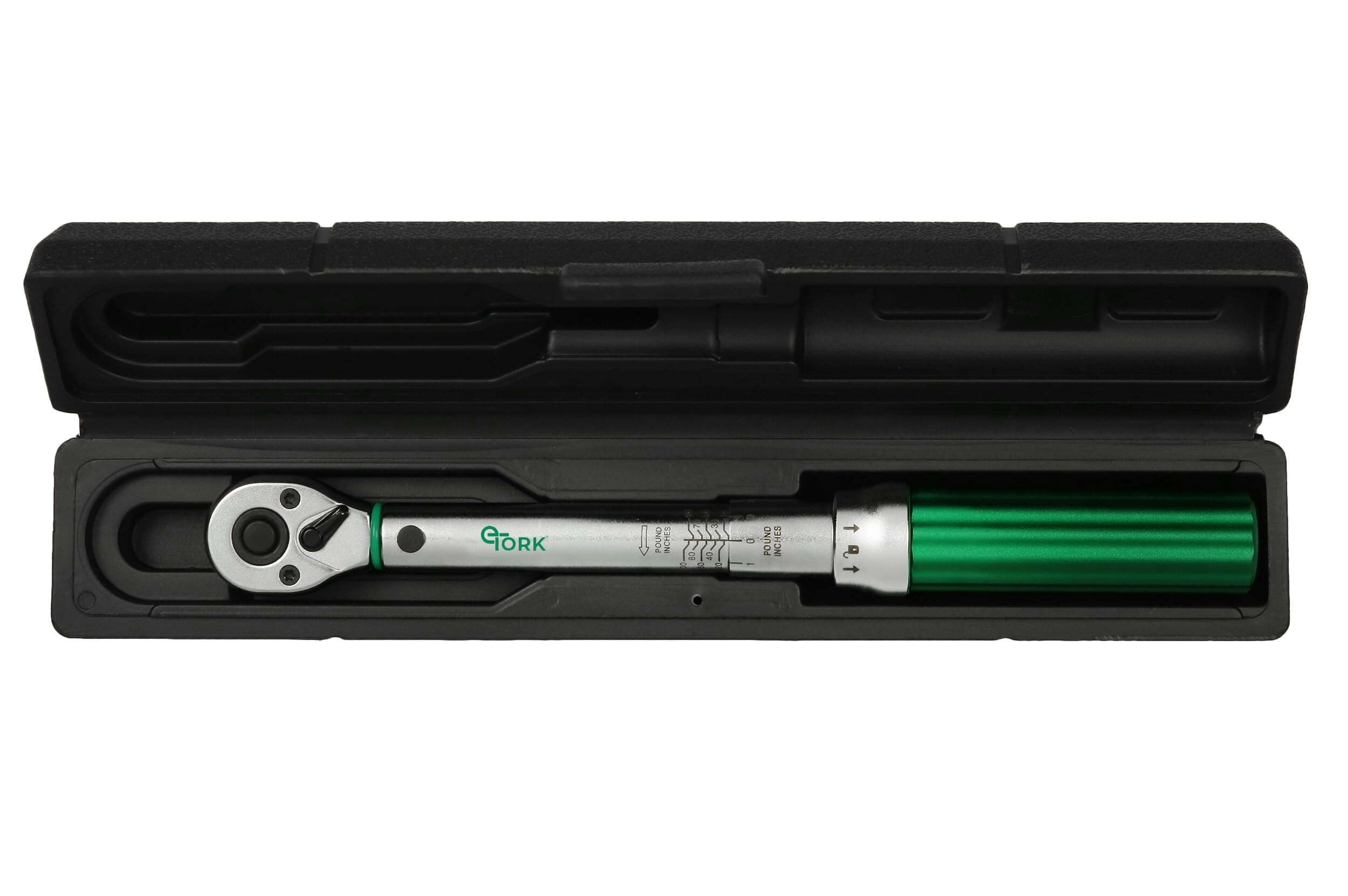eTORK - Magnetic Lock Torque Wrench | 1/4 Torque Wrench | Inch Pound Torque Wrench | Torque Wrench 1/4 Drive | Range: 10-100 in.-lb./1-11 N.m
