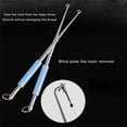 thumbnail image 3 of 1/2/3pcs Fish Hook Remover Detacher Tool Hook Quick Removal Descending Device Stainless Steel Dehooking Fish Pickers, 3 of 8