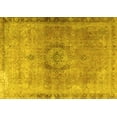 thumbnail image 1 of Ahgly Company Indoor Rectangle Persian Yellow Traditional Area Rugs, 2' x 4', 1 of 4